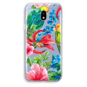 Papegaaien: Samsung Galaxy J3 (2017) Transparant Hoesje