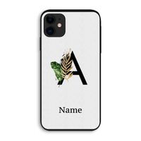 Charcoal Flora: iPhone 11 Biologisch afbreekbaar hoesje