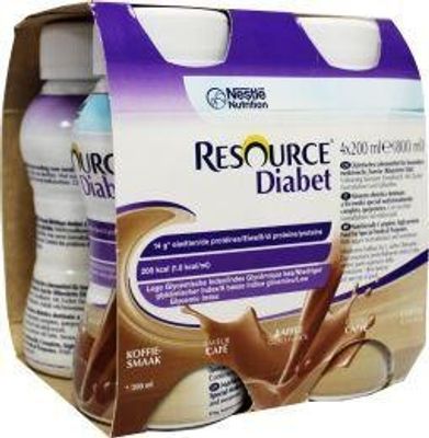 Resource Diabet koffie 200ml (4 st)