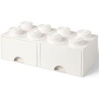 LEGO Brick Drawer 8 Wit Opbergdoos