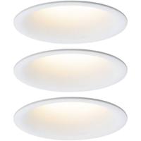 Paulmann LED-inbouwlamp voor badkamer Set van 3 stuks 18 W