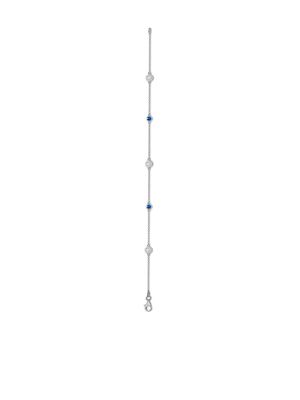 Pragnell bracelet Sundance en or blanc 18ct serti de saphir et pavé de diamants - Argent
