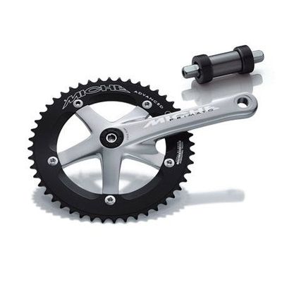 Miche crankstel piste advanced 170mm 52tds. 1/8 zilver