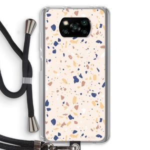 Terrazzo N°23: Xiaomi Poco X3 NFC Transparant Hoesje met koord