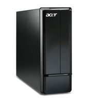 Acer Aspire X3300 DDR3-SDRAM 215 SFF Intel® Celeron® M 2 GB 320 GB Windows 7 Home Premium PC Zwart - thumbnail