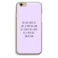 Gek: iPhone 6 / 6S Transparant Hoesje