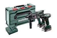 Metabo Combo set 2.3.2 | Accu-machines set | 18V | BS 18 | KH 18 LTX 24 | metabox 165L 685216500