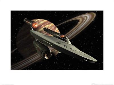 Kunstdruk Star Trek New Worlds 80x60cm