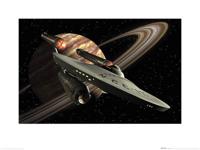 Kunstdruk Star Trek New Worlds 80x60cm