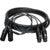 Klotz SUC02-X3L universele multikabel 2 channel 3p XLR F/M 1.5 meter