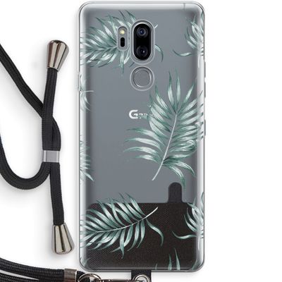 Simple leaves: LG G7 Thinq Transparant Hoesje met koord