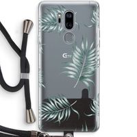 Simple leaves: LG G7 Thinq Transparant Hoesje met koord Simple leaves: LG G7 Thinq Transparant Hoesje met koord