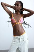 Gekruiste bikinitop - ORANGE - S