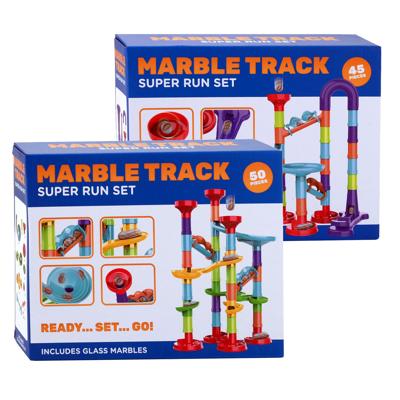 Johntoy Knikkerbaan super run set, 45dlg.