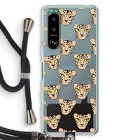 Tijger: Sony Xperia 5 III Transparant Hoesje met koord