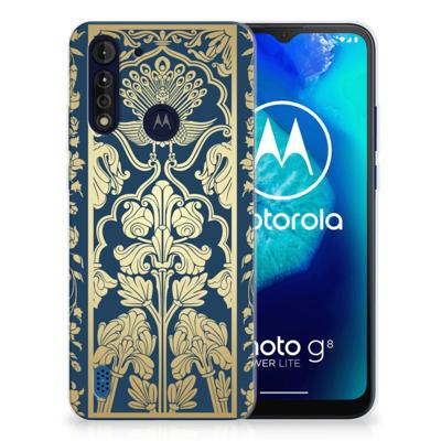 Motorola Moto G8 Power Lite | TPU Case | Beige Flowers