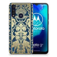 Motorola Moto G8 Power Lite | TPU Case | Beige Flowers