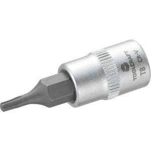 TOOLCRAFT T8 816078 T-profiel Dopsleutel-bitinzet T 8 1/4 (6.3 mm)