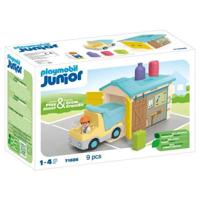 PLAYMOBIL Junior 71686 Operaio di camion e garage, Disney, 12 mesi