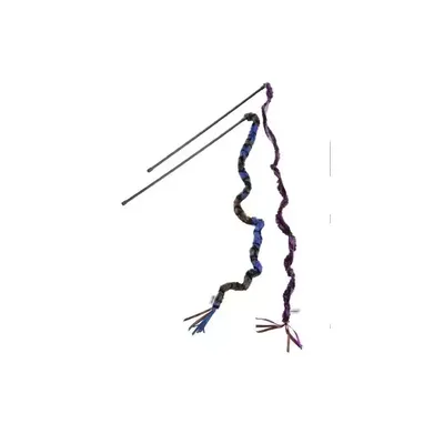 Beeztees Kattenhengel+staart pluche assorti 70cm