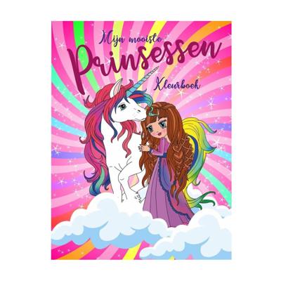 Mondikaarten Mijn mooiste prinsessen kleurboek, 96pag.