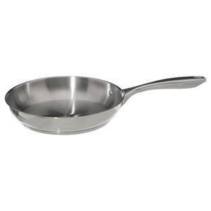 Koekenpan - zilver RVS - Dia 26 cm - Alle kookplaten geschikt - pannen