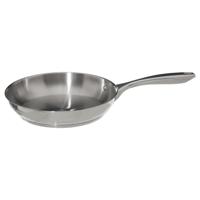Koekenpan - zilver RVS - Dia 26 cm - Alle kookplaten geschikt - pannen Koekenpan - zilver RVS - Dia 26 cm - Alle kookplaten geschikt - pannen