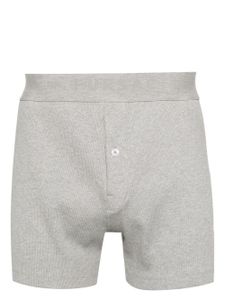 FURSAC boxer en coton à taille logo - Gris