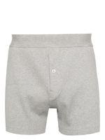 FURSAC boxer en coton à taille logo - Gris