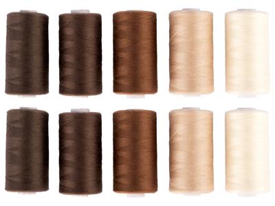 crelando Naaigaren (beige en bruine tinten)
