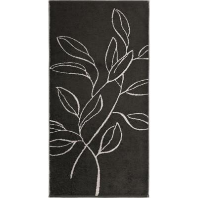 Cawö Cawo Atelier Floral Douchelaken 70/140 basalt