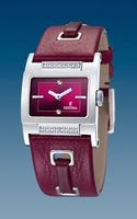 Horlogeband Festina F16325-2 Leder Bordeaux 24mm