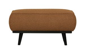 BePureHome Hocker 'Statement' Bouclé, kleur Butter