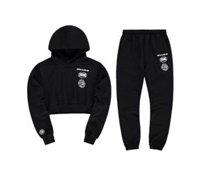 Banlieue Chrome Cropped Trainingspak Dames Black - Maat M - Kleur: Zwart | Soccerfanshop