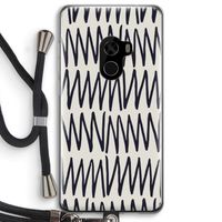 Marrakech Zigzag: Xiaomi Mi Mix 2 Transparant Hoesje met koord