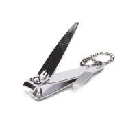 Benson Care Nagelknipper - met vijl - metaal - zilver - aan ketting - 5 cm - nagel verzorging