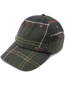 Barbour casquette à carreaux imprimés - Vert