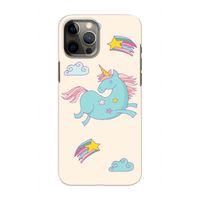 Vliegende eenhoorn: Volledig geprint iPhone 12 Hoesje