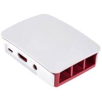 Raspberry Pi® Raspberry Pi SBC-behuizing Geschikt voor model: Raspberry Pi® B+, Raspberry Pi® 2 B, Raspberry Pi® 3 B, Raspberry Pi® 3 B+ Rood, Wit