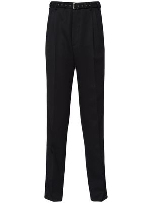 Prada pantalon de costume en laine - Noir