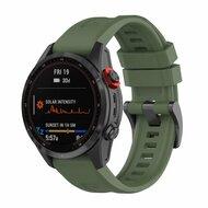 Siliconen sportbandje - Leger groen - Garmin Fenix 8 - 51mm Siliconen sportbandje - Leger groen - Garmin Fenix 8 - 51mm