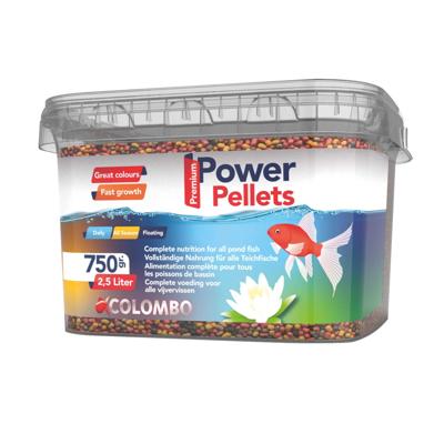 Colombo Power Pellet 2,5L - Compleet Vijvervisvoer met 18% Eiwit en Natuurlijke Kleurversterkers
