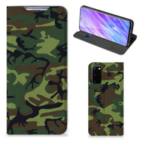 Samsung Galaxy S20 Hoesje met Magneet Army Dark