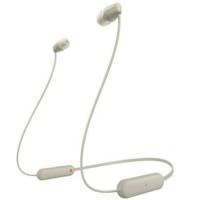 Bluetooth hoofdtelefoon Sony WI-C100 Beige Grijs