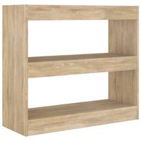 The Living Store Boekenkast Sonoma Eiken - 80 x 30 x 72 cm - Multi-inzetbaar