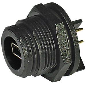 Bulgin PX0457 PX0457 Mini USB-bus - type A/B - IP68 Bus, inbouw Multi-penaansluiting 1 stuk(s)
