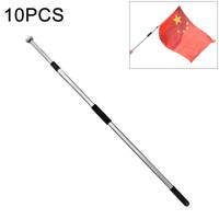 10 stuks 3M 2 knopen multifunctionele telescopische RVS onderwijs Stick gids vlaggenmast signaal vlag