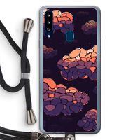 Patroon Wolken: Samsung Galaxy A20s Transparant Hoesje met koord