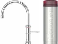 Quooker Classic Fusion Round met met PRO3 boiler 3-in-1 kokend water kraan chroom Quooker Classic Fusion Round met met PRO3 boiler 3-in-1 kokend water kraan chroom