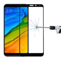 Voor Xiaomi Redmi 5 Plus 9 H oppervlaktehardheid 2.5D rand anti-kras zeefdruk volledige scherm HD gehard glas Screen Protector (zwart)